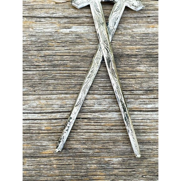 Antique Victorian Odd Fellows Ornament Hand Sword - Picture 5 of 8